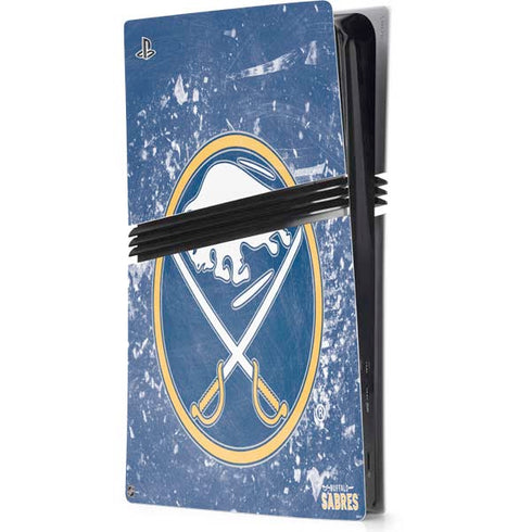 NHL Buffalo Sabres Frozen PS5 Pro Console Skin